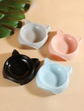 Cat Bowl Plastic - Cute Cat