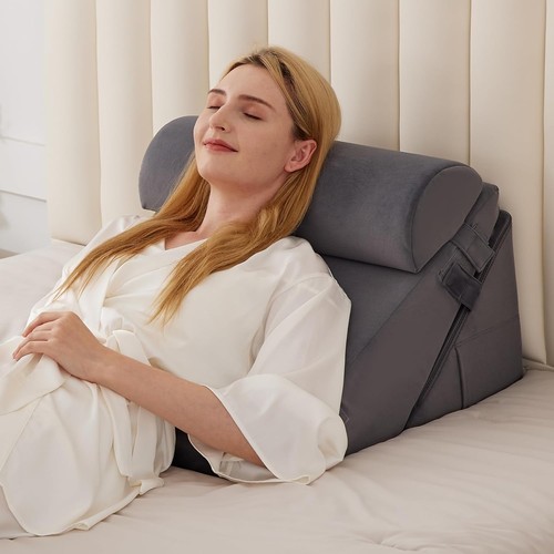Bed wedge pillow support - bed,