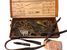 maun industries home crafts kit leather belt repair eyelet, punches,press stud