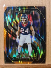 Derek Stingley Jr. #149 2024 Select Premier Shock Black Yellow Prizm F0204A