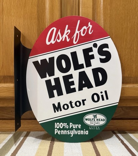 Wolf head motor oil - head,