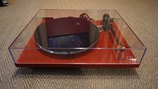 Rega P3 turntable in gloss Red with Elys 2 fitted