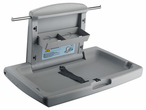 Grey baby changing station - grey,