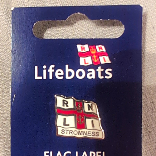 Rnli lifeboat badge stromness - lifeboat,