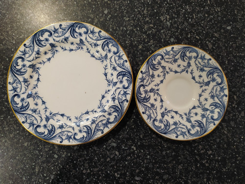 Royal worcester antique blue - worcester,
