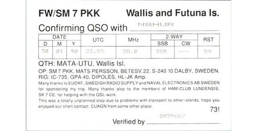1990 wallis futuna islands - 1990,