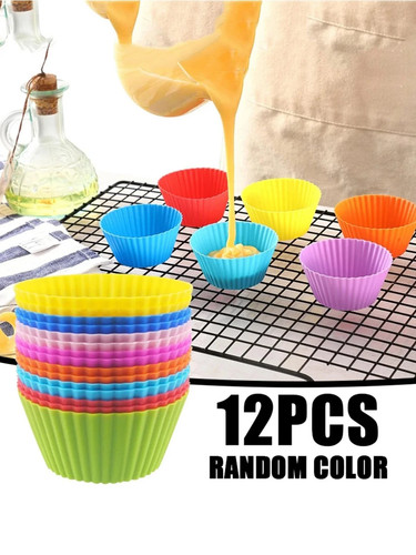12pcs silicone cup - 12pcs,