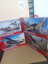 4×1/76 Airfix Unmade Plastic