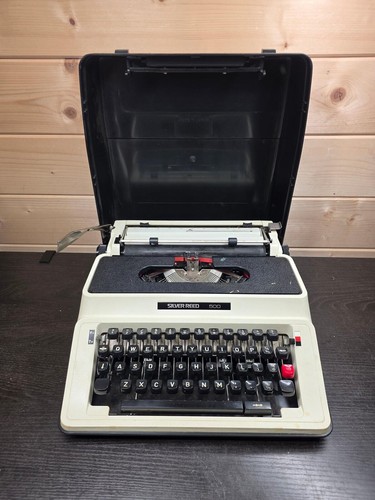 Silver reed 500 typewriter - silver,