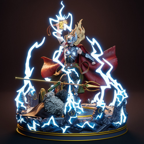 Thor goddess thunder - goddess, of