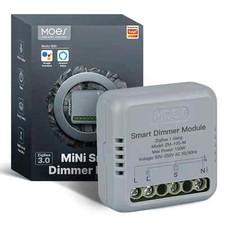 MOES Smart ZigBee Dimmer Switch Module, Requires MOES Gateway, Mini Design, App