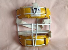 VINTAGE 1970,s OLD UNUSED SHOP STOCK RARE MERCIAN HOCKEY FACE GUARD GOOD.
