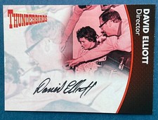 THUNDERBIRDS series 2 - AUTOGRAPH CARD DE1, DAVID ELLIOTT - UNSTOPPABLE CARDS