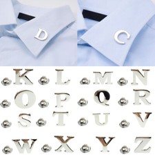 Women Men Letter Brooch Metal