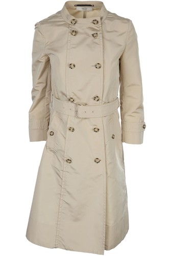 Prada beige shell trench - beige, coat