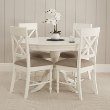 Wilmslow White Round Dining