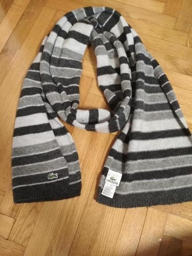 Mens lacoste scarf black - scarf, one
