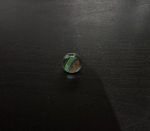 Vintage cat eye glass - eye, marble