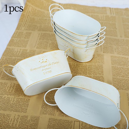 Metal planter plant pot - plant,