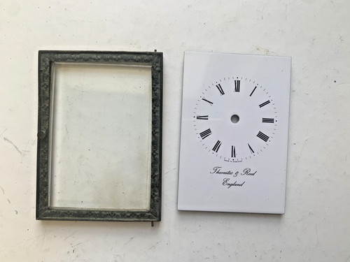 Antique carriage clock back - antique,