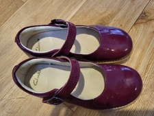 Kids Clarks Shoes Girls Size UK 11F  Excellent Condition