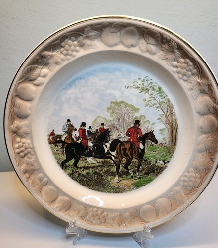 Horse and hounds hunting - and,