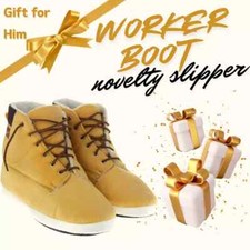 Men's Tan Fleece Novelty