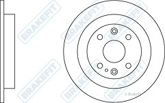 Brakefit sdk6215 brake disc - brakefit, 1x