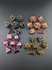 D&D dice set 7 pcs solid