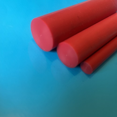 Pvc plastic red - pvc, rod