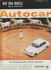 rAutocar Magazine Sept 10 1965