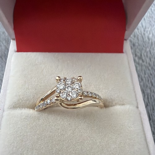 Engagement ring 9ct yellow - 9ct,