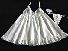 Sheer Poly-Cotton Babydoll