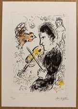 Marc Chagall Limited Edition Lithograph Signed and Numbered