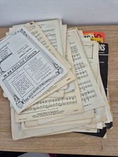 Vintage Sheet Choral Music