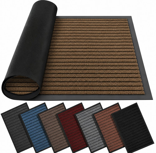 Non slip rubber back - door, mat