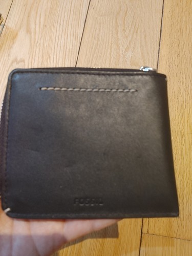 Fossil black leather westover - black,