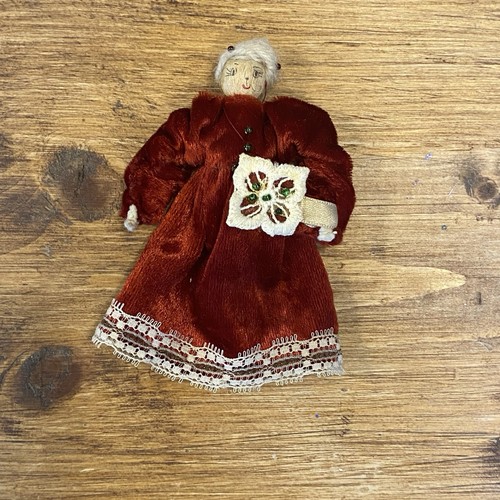 Vintage wooden peg doll 1970s - vintage,