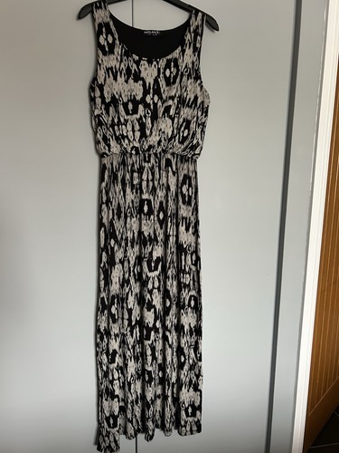 Ladies black grey maxi - maxi, dress