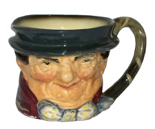 SMALL ROYAL DOULTON CHARACTER JUG "TONY WELLER" IN GOOD CONDITION 3 INCHES TALL
