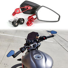 For Triumph Street Triple 675 765 Motorcycle 7/8'' Bar End Rear View Side Mirror