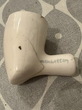 Manhattan Glazed Clay Churchwarden Estate Tobacco Smoking Pipe 
