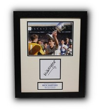 MICK HARFORD Framed Luton Town