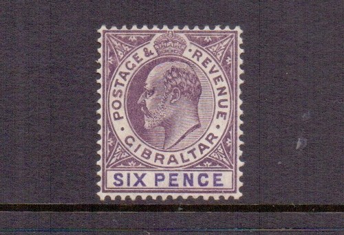 Gibraltar 1906 edvii dull - edvii, 6d