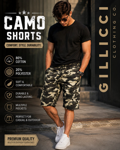 Mens casual summer camo - casual,