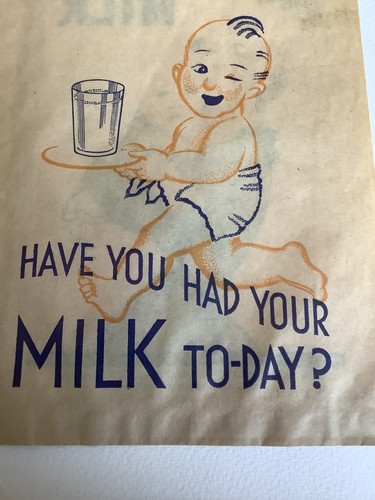 1930 milk advertising - 1930's,