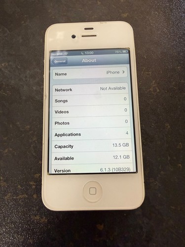 Apple iphone white 16gb - 4s,, white,