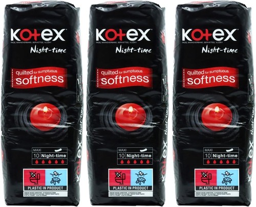Kotex maxi night time sanitary - time,