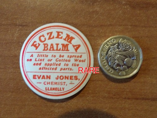 Rare antique eczema balm - balm, evan