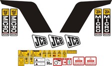 JCB 8008 Micro Digger Decal